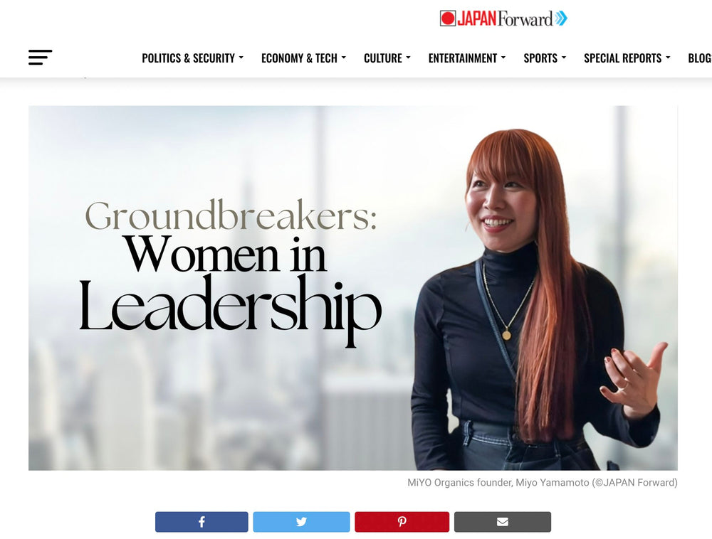【ウェブ記事】国際女性デーに海外向けメディア「Japan Forward」にて取材頂きました
